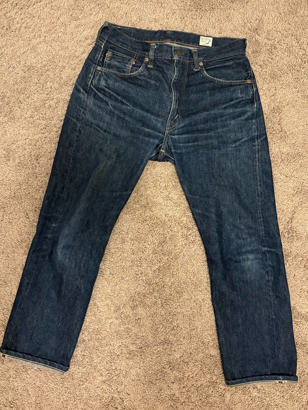 OrSlow 107 SlimDark Blue Denim